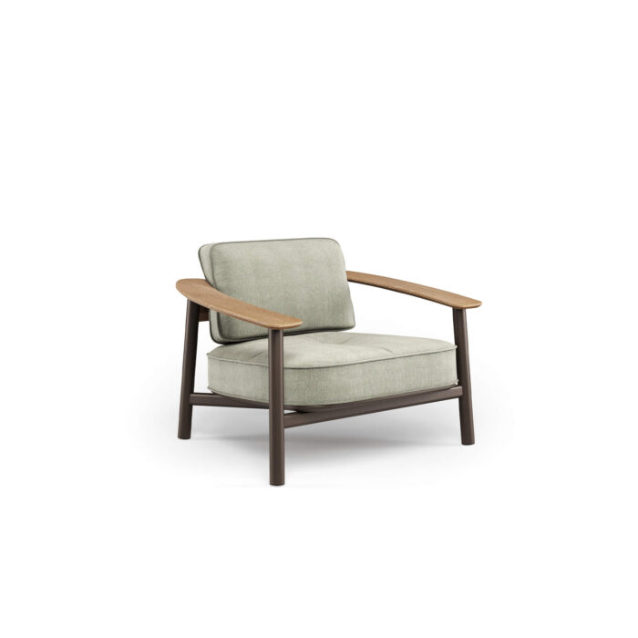 ALU-TEAK Zwillinge-Sessel